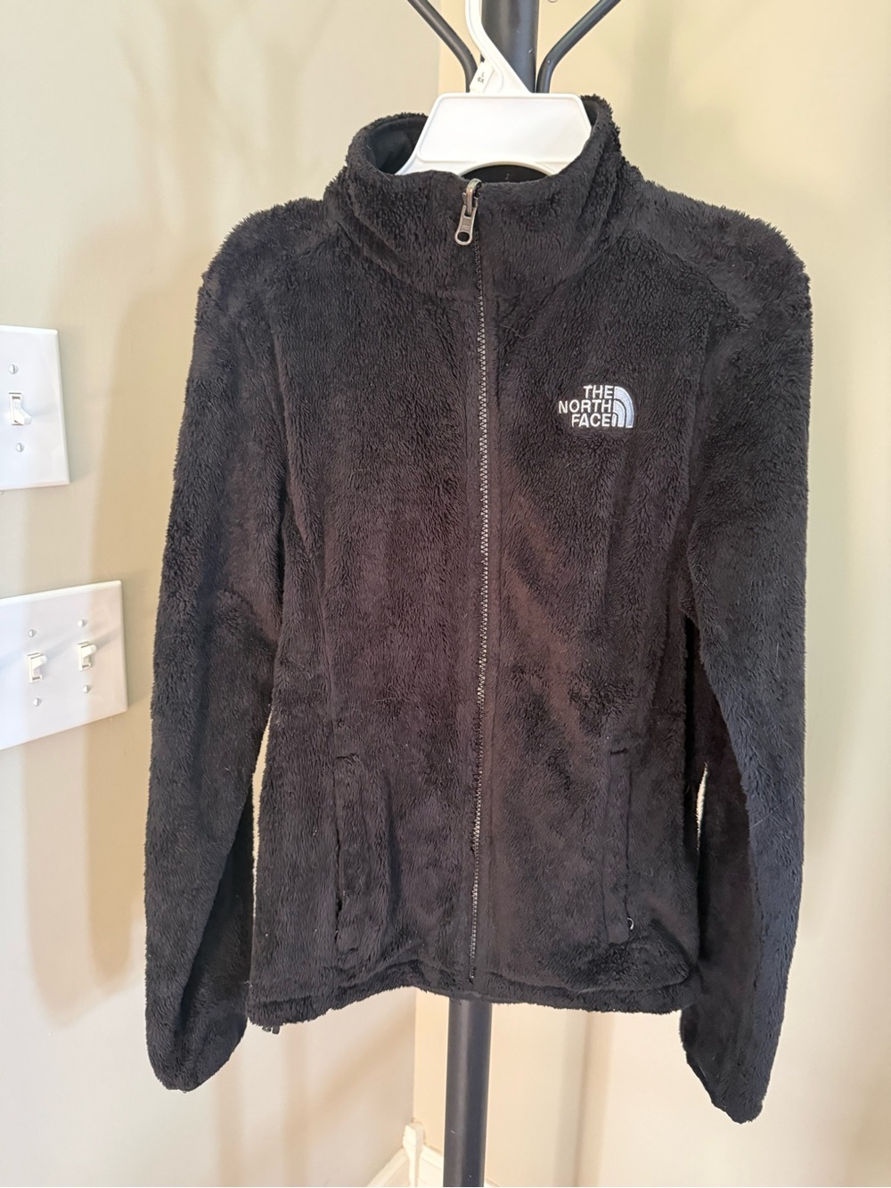 The North Face Black Osito Plush Full-Zip Jacket
